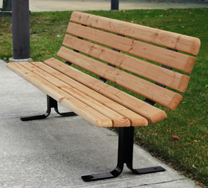 Traditional Style Wood Bench