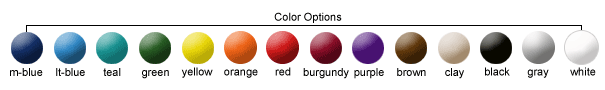 Choose a Top/Seats Color and Frame Color