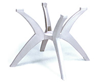 Resin Y-Leg Pedestal Base