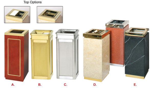 Accents Indoor Ash Trash Receptacles