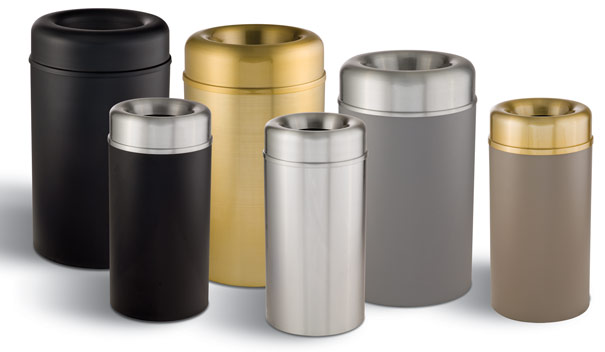 Crowne collection trash receptacles
