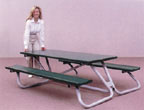 Raise Table Into Locked Upright Position