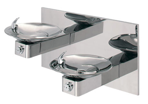 Model 1001HPS & Model 6700.4 | Drinking Fountain | HiLo Wall Mount