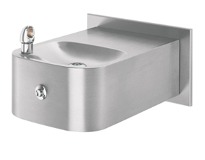 Model 1109FR | Wall Mounted Drinking Fountain with Back Panel