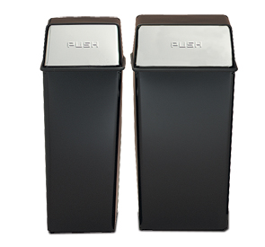 Model 21HT-22 | Model 36HT-22 | Monarch Series Push Door Tops (Black w/Brass Doors)