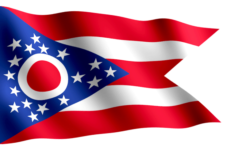38 Ohio State Flag PNG