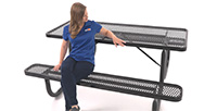 E-Series Rectangular Steel Picnic Tables Video | YouTube