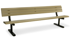 Model 3040-08 | 8' Portable Bench (Cedar/Brown)