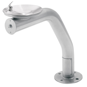 Model 3380GFR | Freeze Resistant Round Galvin Pedestal Drinking Fountain