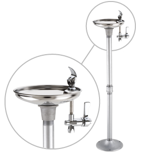 Model 3482 | Galvanized Pipe Pedestal Drinking Fountain