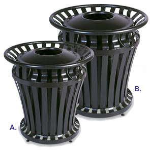 Model 4020 & 4021 | Weathergard® Series Trash Receptacles