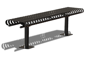 Kensington Collection Backless Park Benches Belson | Outdoors®