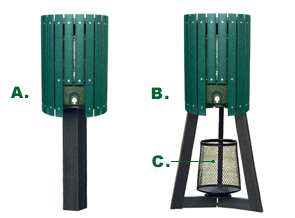 Recycled Plastic Igloo Water Cooler Enclosures