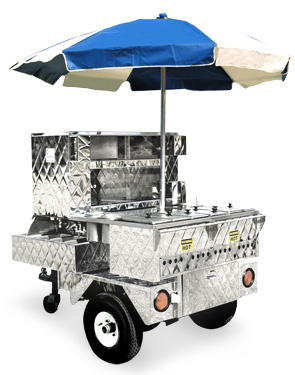 Model 525NG | "Outdoorsman" Over The Road Hot Dog Cart