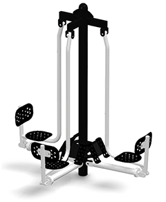 Model 78000040 | Three Person Outdoor Leg Press