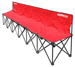 Model 9B906 | 6-Seat Kwik Bench (Red)