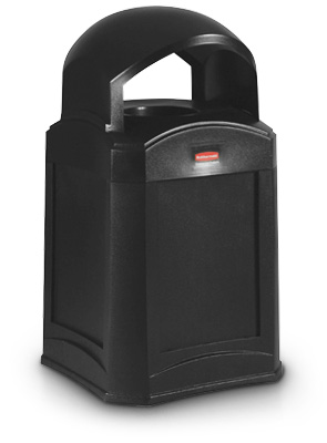Model 9W01 | Landmark Series Gas Station/Store Front 35 Gallon Container | Standard Dome Top