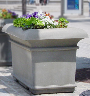 Model A-48X48X36 | Square Concrete Planter (Dove Gray | LSB Finish)