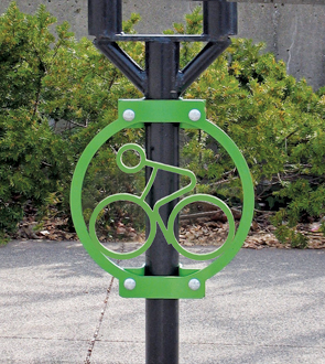 Model AMR-238-P | Advocate Meter 2 Bike Rack (Green)