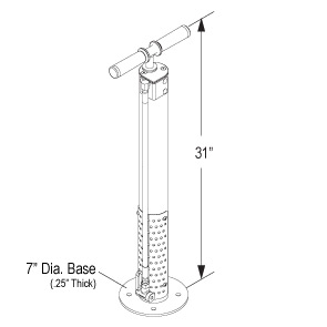 Air Kit Prime | Public Bike Pump | Quick Dimensions