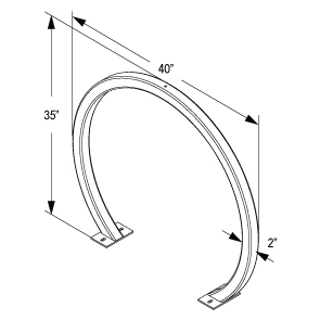 Arc Rack | Quick Dimensions