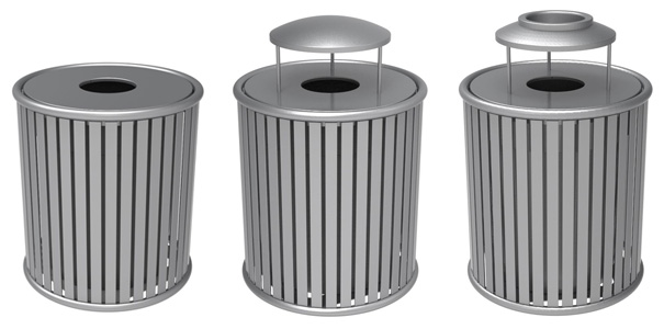 Augusta Collection Trash Receptacles