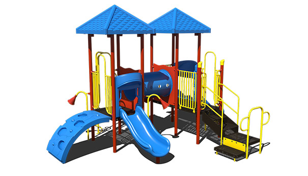 Twin Castles Playground Structure