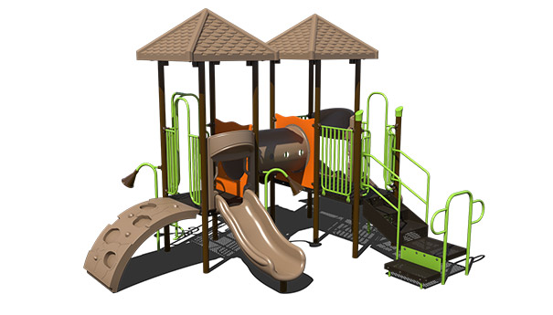 Twin Castles Playground Structure
