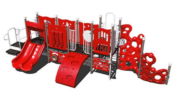 Zoomy Street Commercial Playground Structure