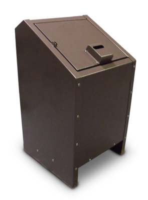 Model BPLR1 | Single Unit Receptacle | Animal Proof (Brown)