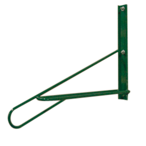 Model BSV-1-WM-P | Vertical Wall Mount | Bike Storage Rack (Forest Green)