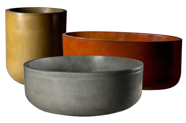 Bell Series Concrete Planters