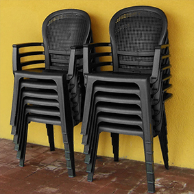 Stacked Berkeley Café Style Armchairs