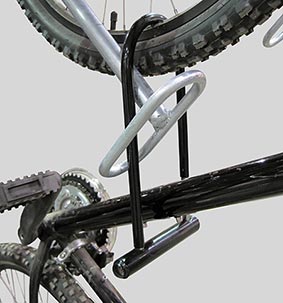 Bike File™ | Bicycle Storage | U-Lock Compatible