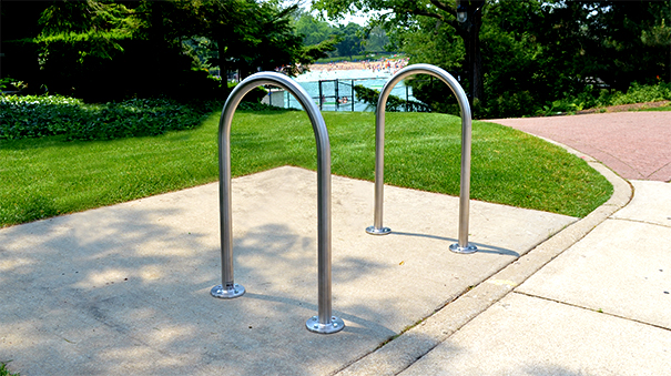 Model CBBR-2UR-SS | Stainless Steel U Bike Rack