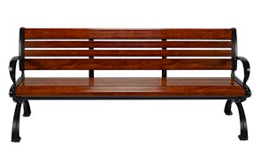 Model CBPB-6A1B-WG | Aluminum Park Bench