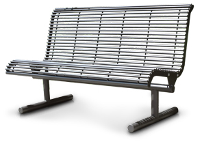 Model CNB-A-60-P | Citadel 5ft. Portable Bench | ADA Acccessible (Black)