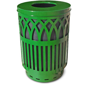 Model COV40P-FT | Covington Classic Collection Trash Receptacles (Green)