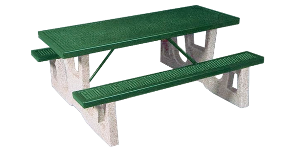 CPT6, 6 ft Concrete & Thermoplastic Picnic Table