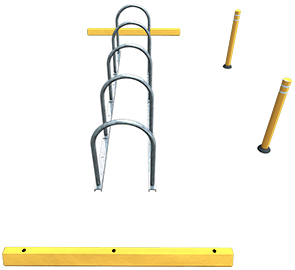 Model CSBA-SS-GV | Cycle Stall Basic | Bicycle Corral