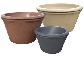 Cargill Series Round Concrete Planters