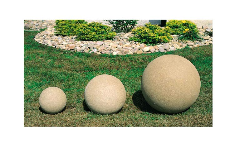 Bollards 10-22 inches Garden Sphere diameter Details about   Large concrete Ball 25-55cm 