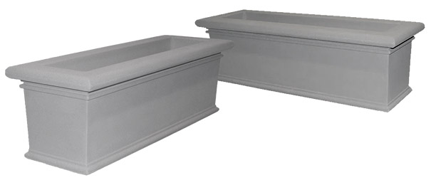 Cornice Series Rectangular Concrete Planters