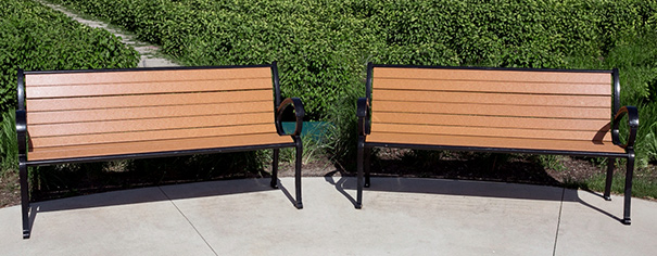 Cunningham Recycled Plastic Park Benches