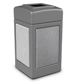 Model DC-720311 | 42 Gallon Trash Receptacle (Gray/Ashtone)