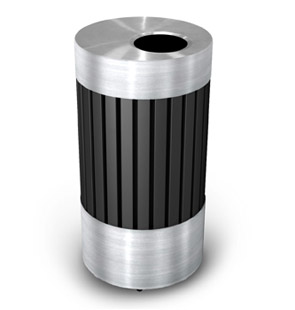 Model DC-727543 | ArchTec Series Riverview Trash Receptacle | Flat Top