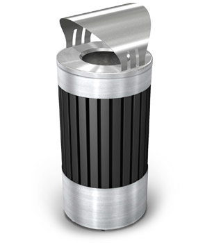 Model DC-72774399 | ArchTec Series Riverview Trash Receptacle | Canopy Top