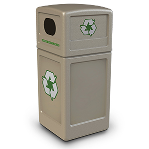 Model DC-74610299 | Recycle42 Recycling Receptacle (Beige)