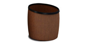 Model DC-756341 | Elmwood Planter (Walnut Finish)