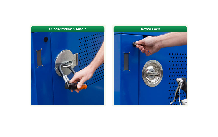 dero bike lockers